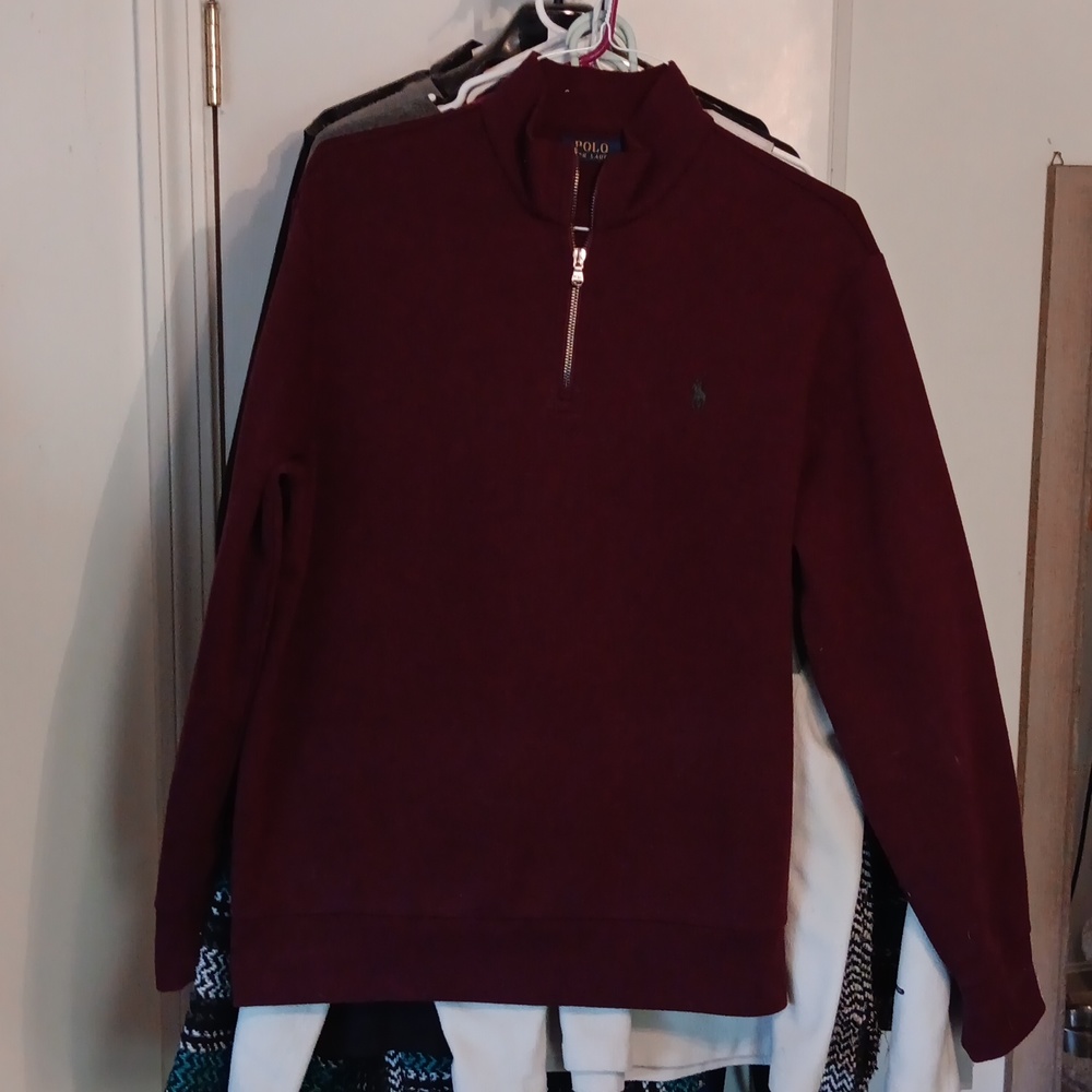 Polo by Ralph Lauren 1/4 zip sweater size L